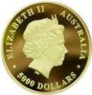5000 Dollars - Elizabeth II (The Australian Trilogy - Kookaburra)