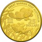 25 Dollars - Elizabeth II (UNESCO Great Barrier Reef)