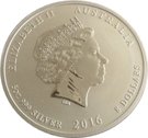 8 Dollars - Elizabeth II (Year of the Monkey)