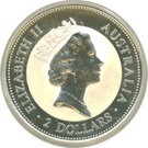 2 Dollars - Elizabeth II (Australian Kookaburra)