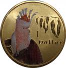1 Dollar - Elizabeth II (Major Mitchell Cockatoo)