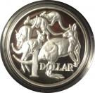1 Dollar - Elizabeth II (30th Anniversary of the $1 Coin; High Relief Silver Proof)