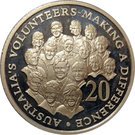20 Cents - Elizabeth II (Volunteers)