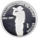 1 Dollar - Elizabeth II (Gallipoli - Silver Proof Issue)