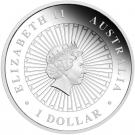 1 Dollar - Elizabeth II (Tasmanian Devil)