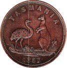1 Penny (Thomas White & Son - Westbury, Tasmania)