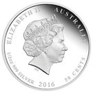 50 Cents - Elizabeth II (Year of the Monkey; Colorized)