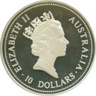 10 Dollars - Elizabeth II (Australian Kookaburra)