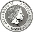 1 Dollar - Elizabeth II (Australian Kookaburra)