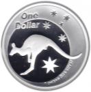 1 Dollar - Elizabeth II ("Kangaroo" Silver Bullion Coinage)