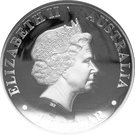 1 Dollar - Elizabeth II ("Kangaroo" High Relief Silver Bullion Coinage)
