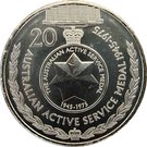 20 Cents - Elizabeth II (Australian Active Service Medal 1945 - 1975)