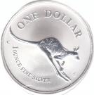 1 Dollar - Elizabeth II (Kangaroo Silver Bullion Coinage)