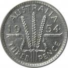 3 Pence - Elizabeth II (1st portrait; without "F:D:")