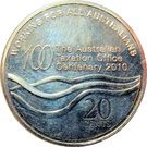 20 Cents - Elizabeth II (Centenary of the Taxation Office)