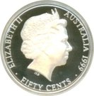 50 Cents - Elizabeth II (Masterpieces in Silver)