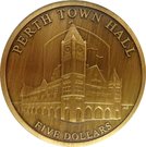 5 Dollars - Elizabeth II ("Town Halls" Perth Town Hall)