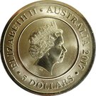 5 Dollar - Elizabeth II (Planetary Coins - The Sun)