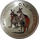 1 Dollar - Elizabeth II ("Kangaroo" Silver Bullion Coinage)