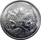 5 Cents - Elizabeth II (50th Anniversary of Decimal Currency)