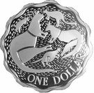 1 Dollar - Elizabeth II (Five Kangaroos)