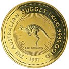3000 Dollars - Elizabeth II ("Australian Nugget" Gold Bullion Coinage)