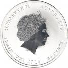 50 Cents - Elizabeth II ("Lunar Year Series II" Silver Bullion Coinage)