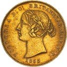 ½ Sovereign - Victoria (Pattern)