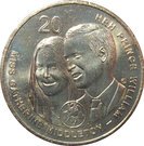 20 Cents - Elizabeth II (Royal Wedding)