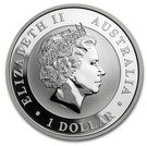 1 Dollar - Elizabeth II (Australian Kookaburra; High Relief)