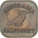 ½ Penny - George V (Kookaburra Pattern - Type 2)