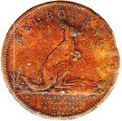 ½ Penny (Crombie,Clapperton & Findlay - Melbourne, Victoria)
