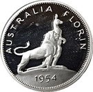 20 Cents - Elizabeth II (Masterpiece in Silver - 1954 Royal Visit Florin)