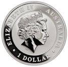 1 Dollar - Elizabeth II (Silver Bullion Coinage - Australian Wedge-Tailed Eagle)