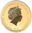5 Dollars - Elizabeth II ("Lunar Year Series" Gold Bullion Coinage)
