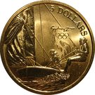 5 Dollars - Elizabeth II (Sailing)