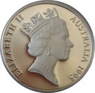 10 Dollars - Elizabeth II (Numbat; Piedfort)