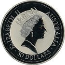 30 Dollars - Elizabeth II (Australian Kookaburra)