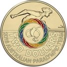 2 Dollars - Elizabeth II (2016 Australian Paralympic Team)