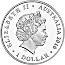 1 Dollar - Elizabeth II (4th portrait; 100th Anniversary of Australian Commonwealth Silver Coinage)