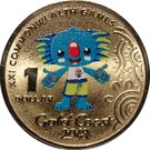 1 Dollar - Elizabeth II (Commonwealth Games-Borobi Mascot)