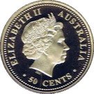 50 Cents - Elizabeth II (Year of the Rooster)