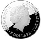 5 Dollars - Elizabeth II (Southern Sky Pavo)
