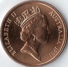 1 Cent - Elizabeth II (3rd portrait; UNC issues)