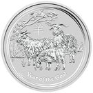 10 Dollars - Elizabeth II (Year of the Goat)