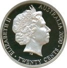 20 Cents - Elizabeth II (Masterpieces in Silver)