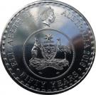 20 Cents - Elizabeth II (50th Anniversary of Decimal Currency)