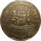 50 Cents - Elizabeth II (New South Wales)