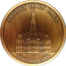 5 Dollars - Elizabeth II ("Town Halls" Sydney Town Hall)