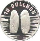 10 Dollars - Elizabeth II (Birds of Australia Series - Emperor Penguin)
